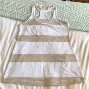 Lululemon stripped workout top